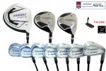 AGXGOLF TCI  TOUR LADIES GOLF SET w460 DRIVER + 3 & 5 WOOD, #3  UTILITY HYBRID + 4-9 IRONS + PW FREE PUTTER: CHOOSE LENGTH & FLEX; BUILT in the USA!!